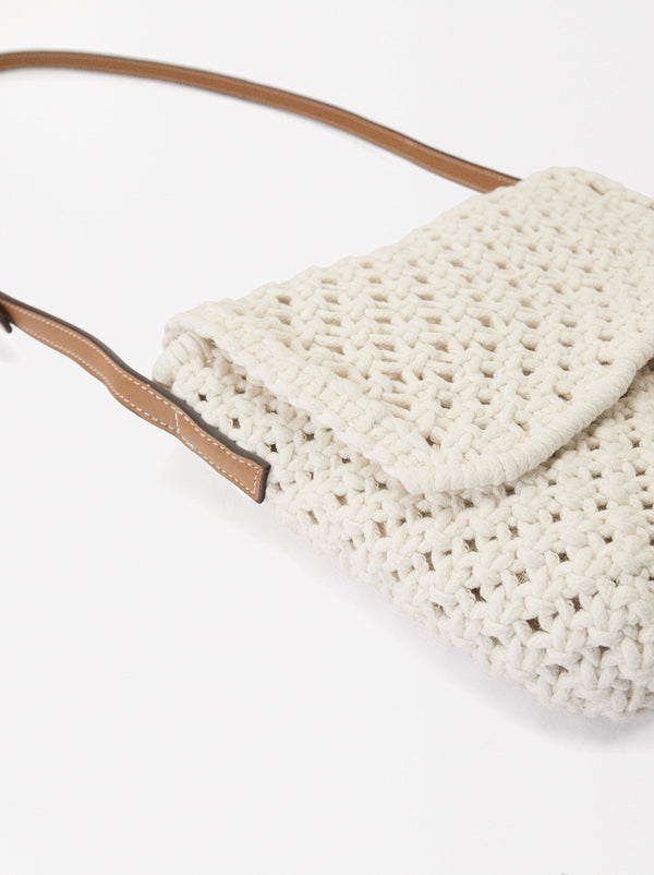 Macramé Crossbody Bag