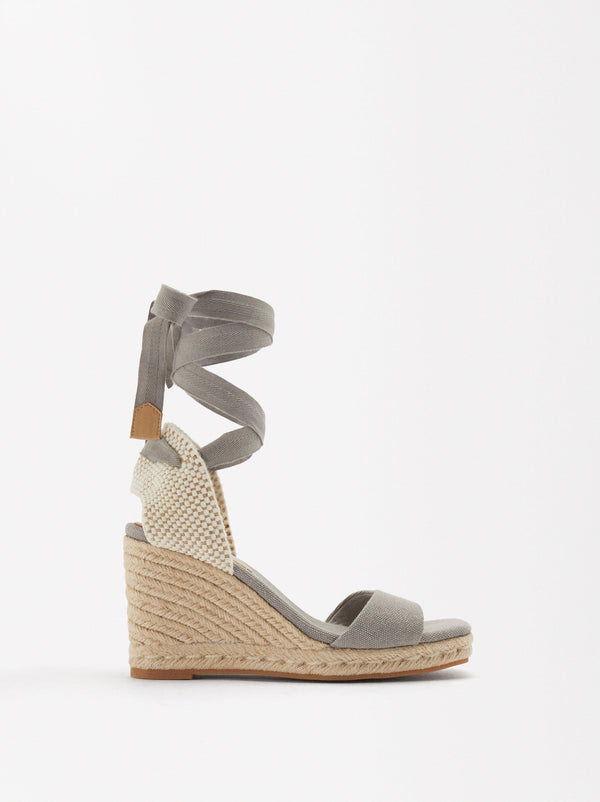 Wedge Sandals Fabric