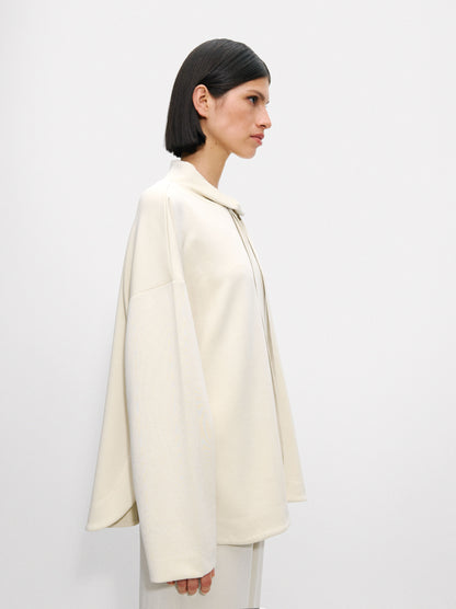 High-Neck Modal Sweatshirt