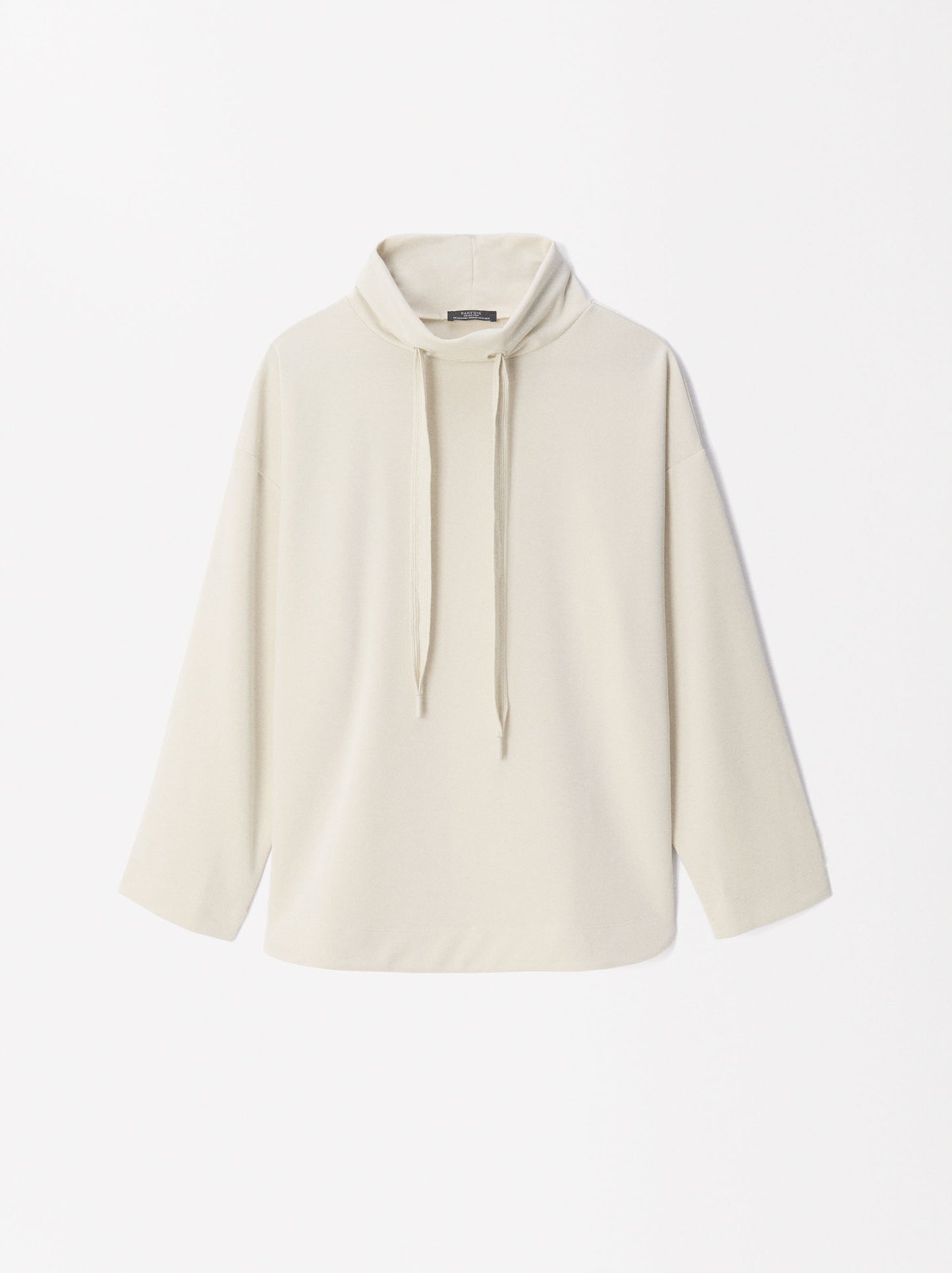 High-Neck Modal Sweatshirt
