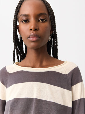 Striped Knit Sweater