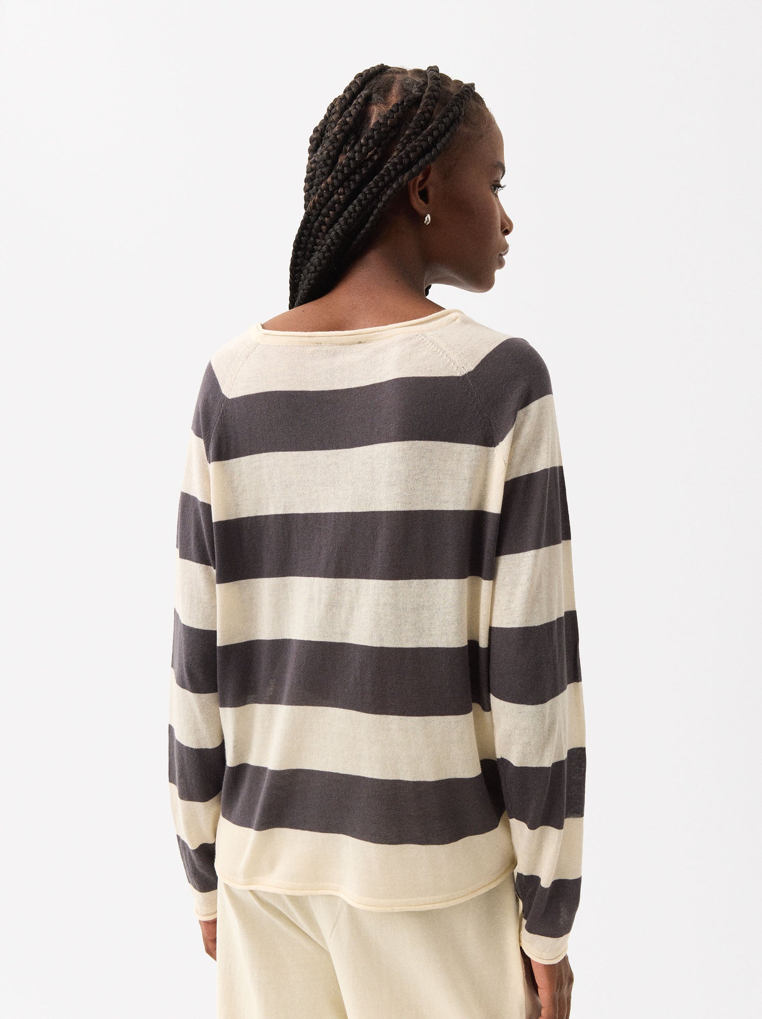 Striped Knit Sweater