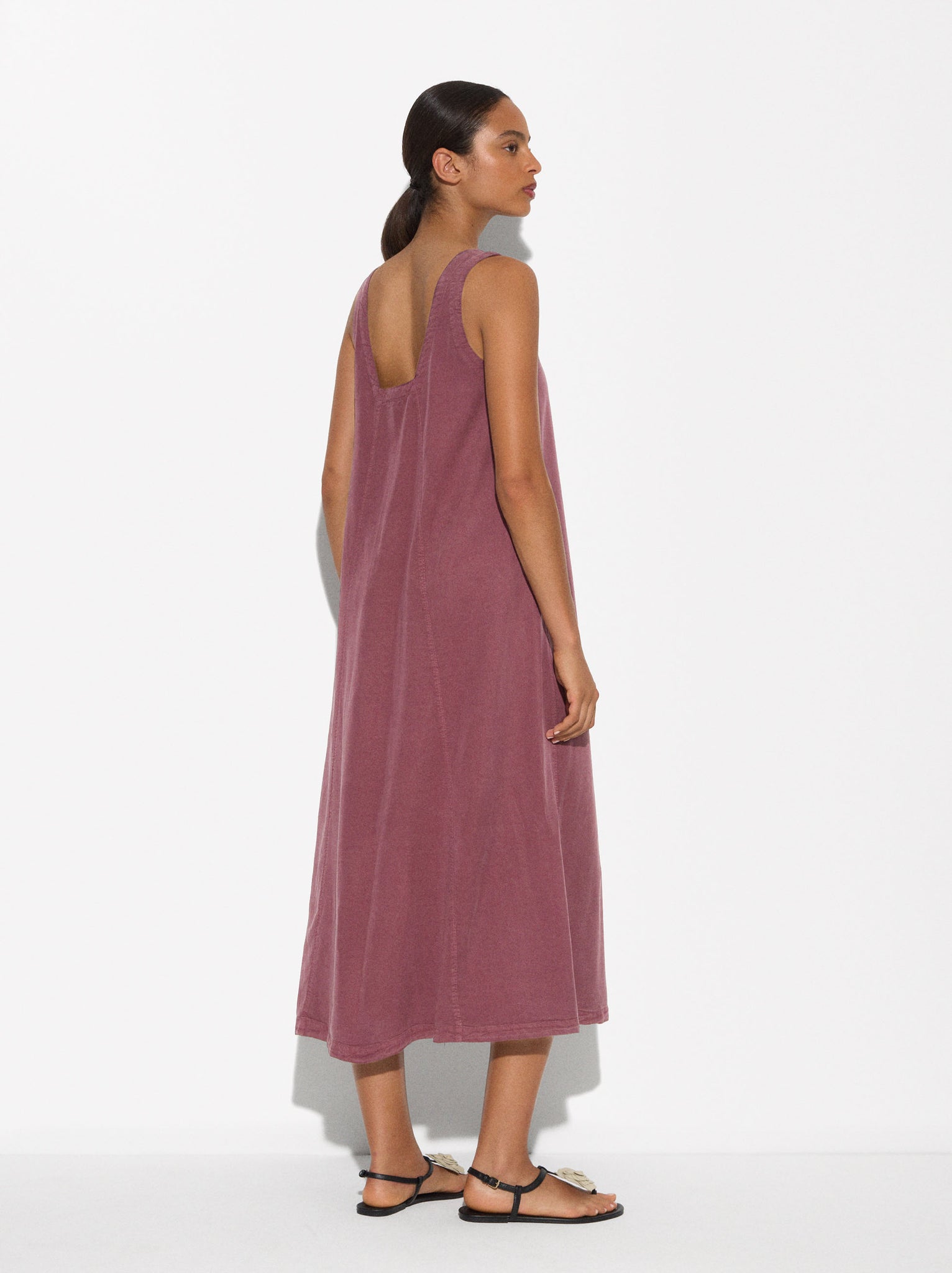 Lyocell Dress With Opening