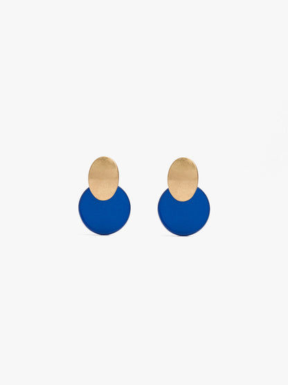 Short Round Earrings