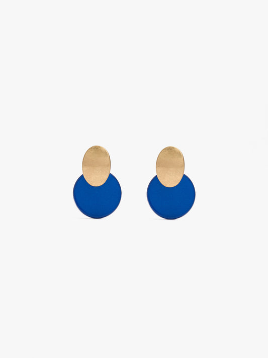 Short Round Earrings