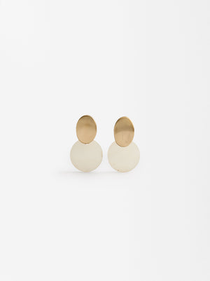 Short Round Earrings