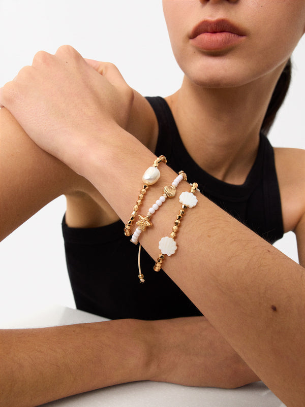 Shell Bracelets Set