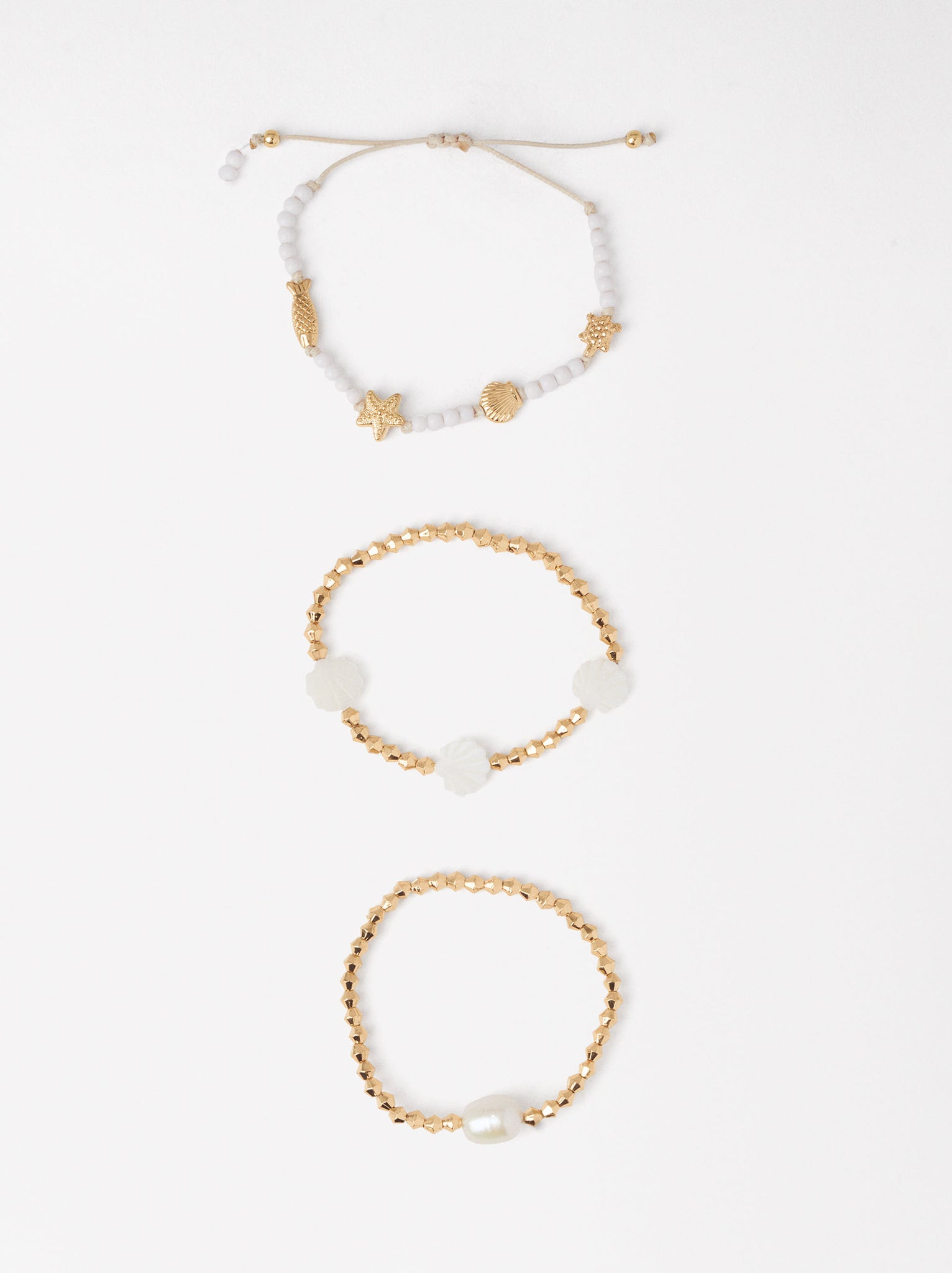 Shell Bracelets Set