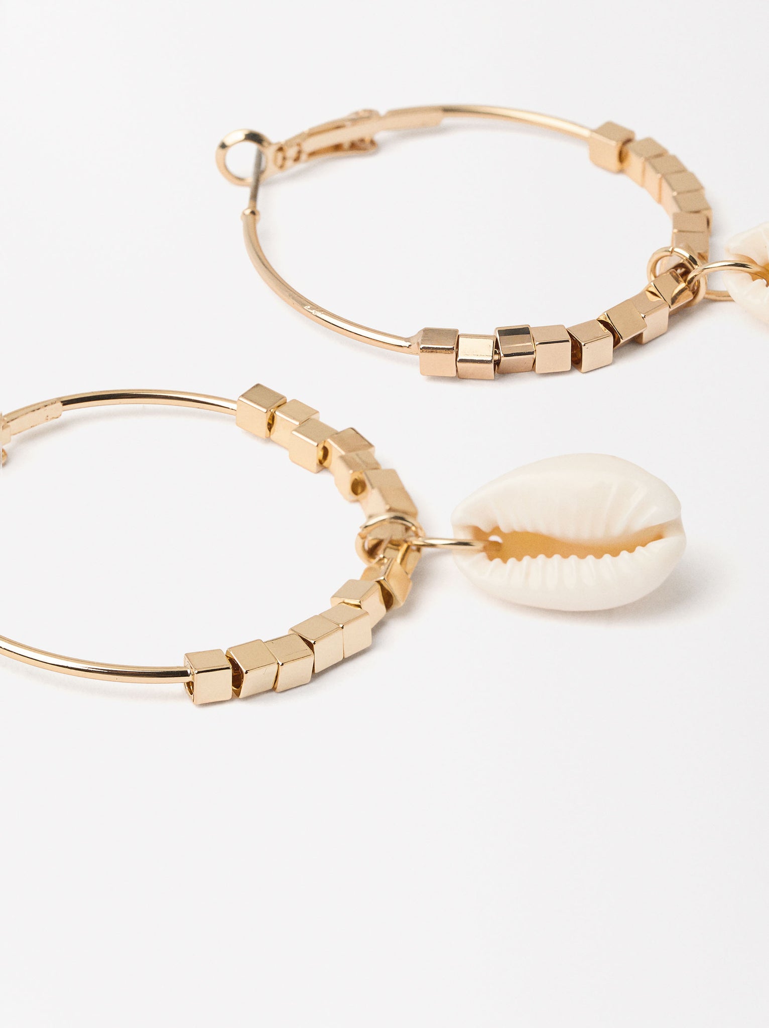 Shell Hoop Earrings