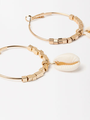 Shell Hoop Earrings