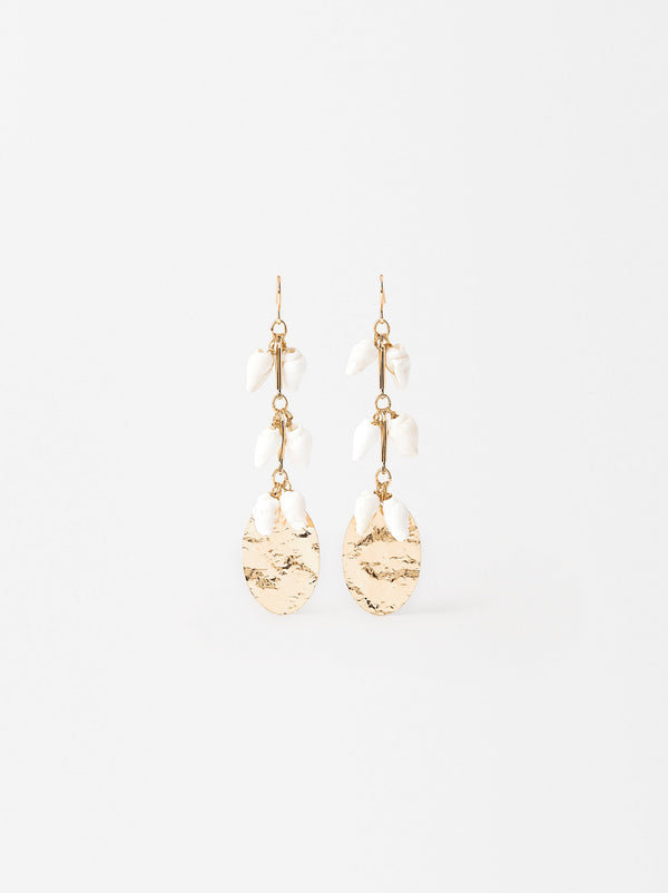 Long Shell Earrings