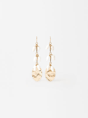 Long Shell Earrings