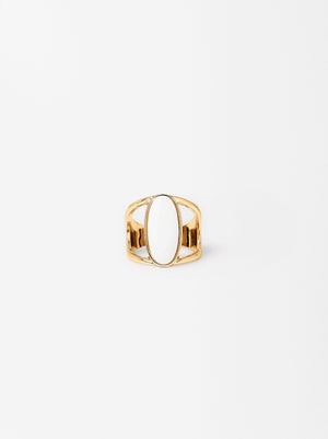 Golden Shell Ring