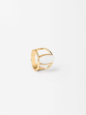 Golden Shell Ring