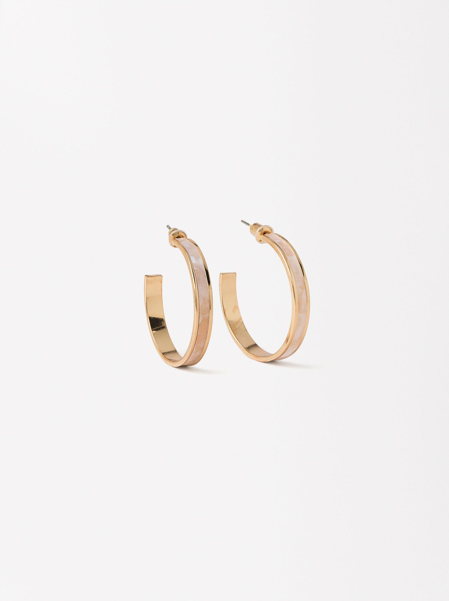 Golden Hoop Earrings