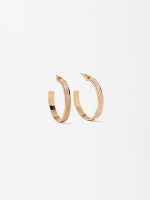 Golden Hoop Earrings