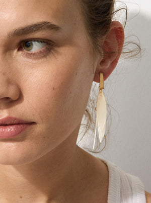 Long Shell Earrings