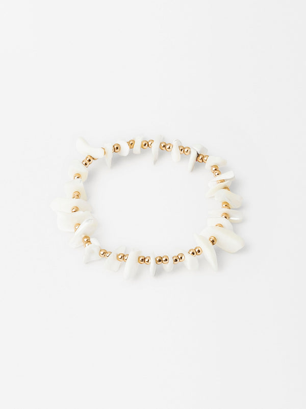 Elastic Shell Bracelet