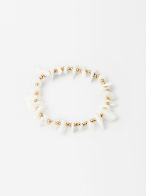 Elastic Shell Bracelet