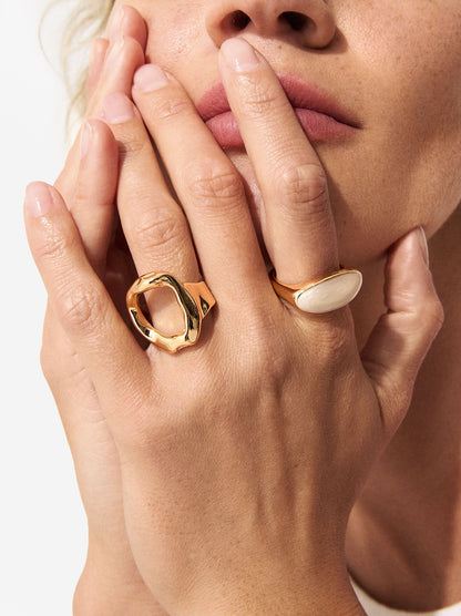 Irregular Pierced Ring