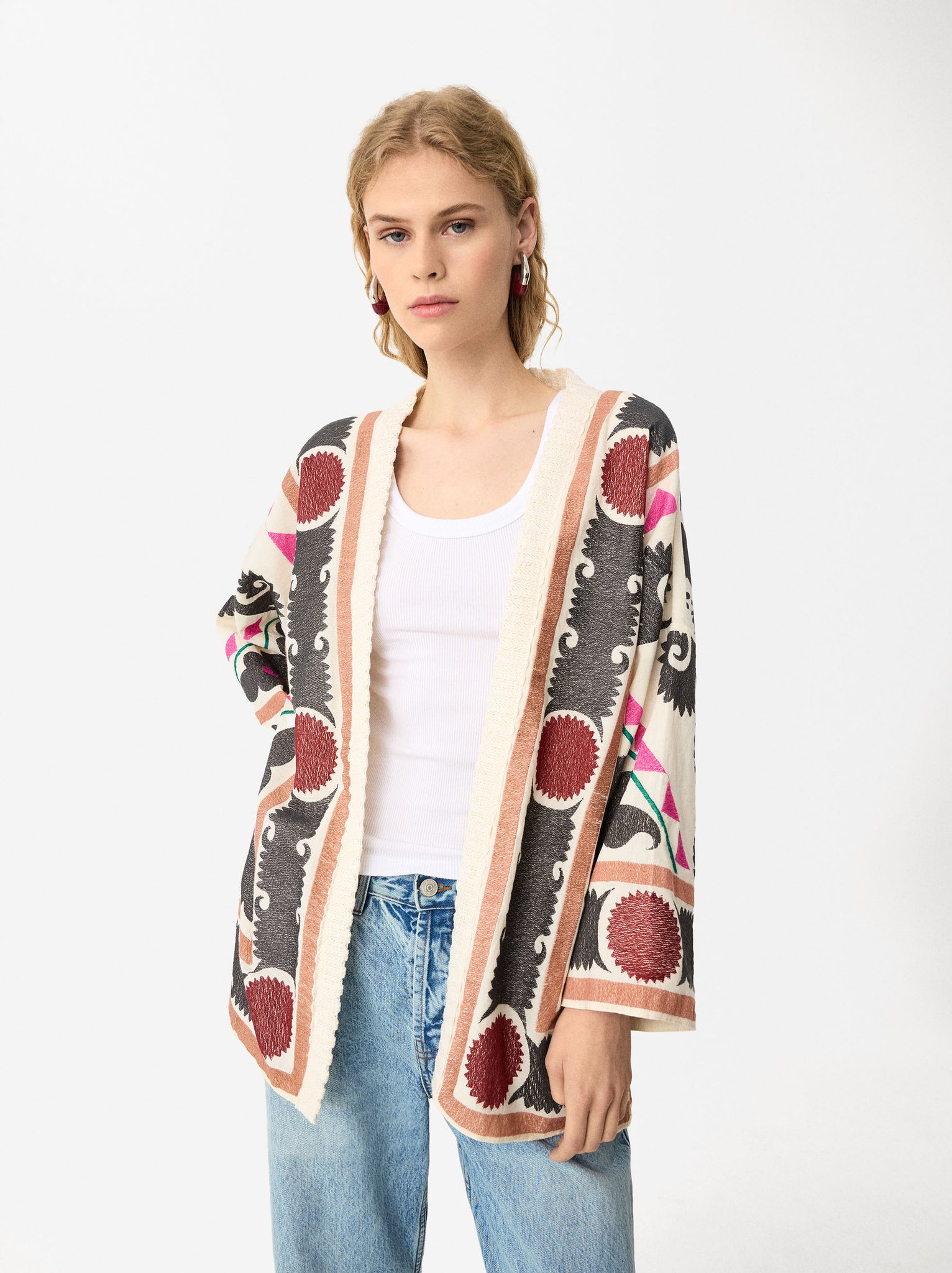 Cotton Printed Kimono