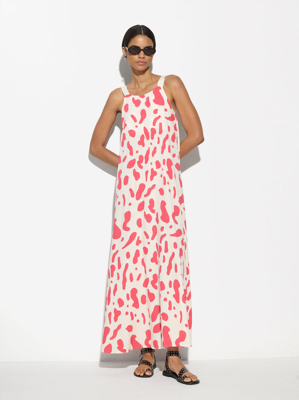 Printed Long Dress