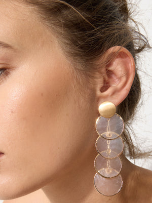 Long Shell Earrings