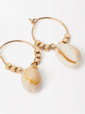 Shell Hoop Earrings