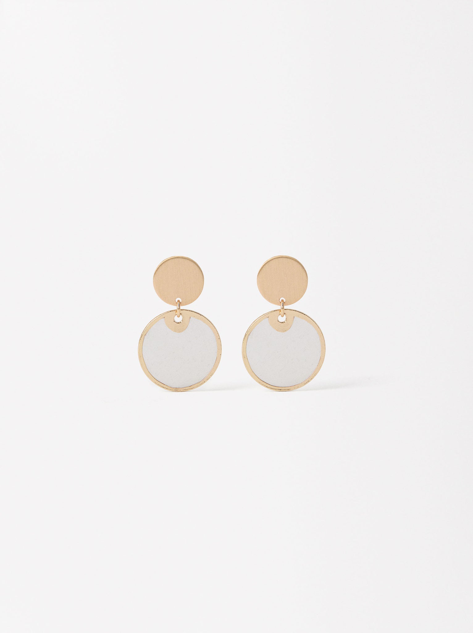 Round Shell Earrings