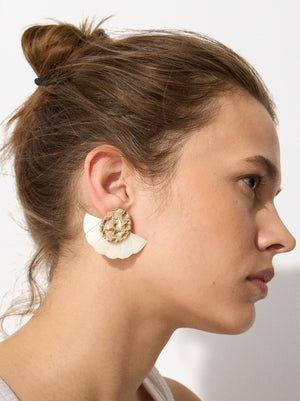 Golden Shell Earrings