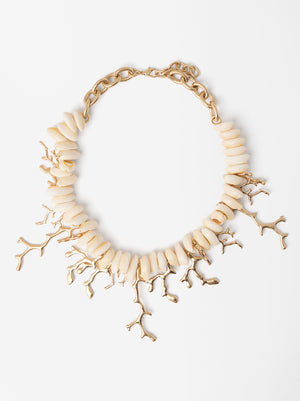 Golden Coral Necklace