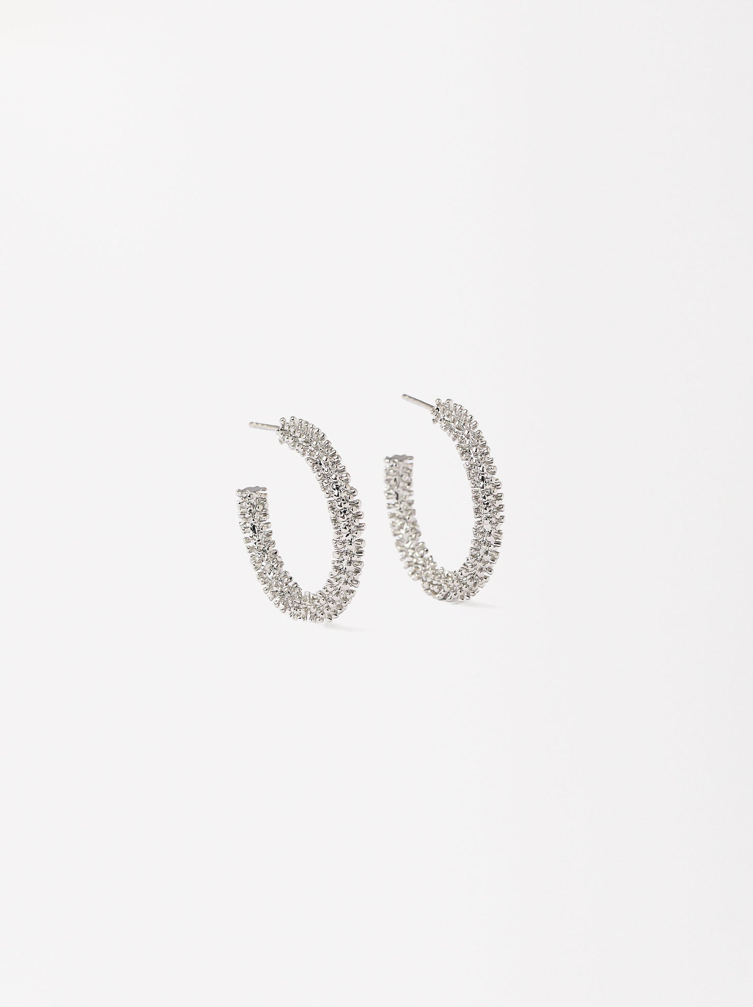 Silver Hoop Earrings