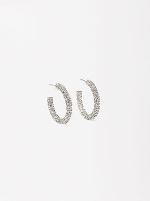 Silver Hoop Earrings