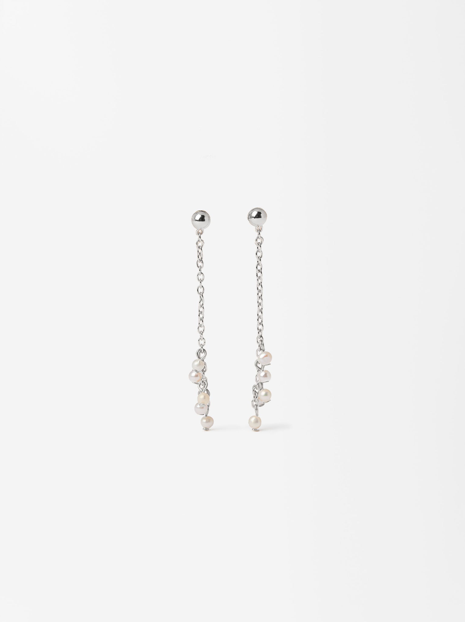 Long Pearls Earrings