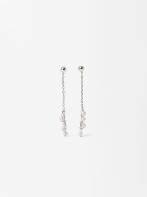 Long Pearls Earrings