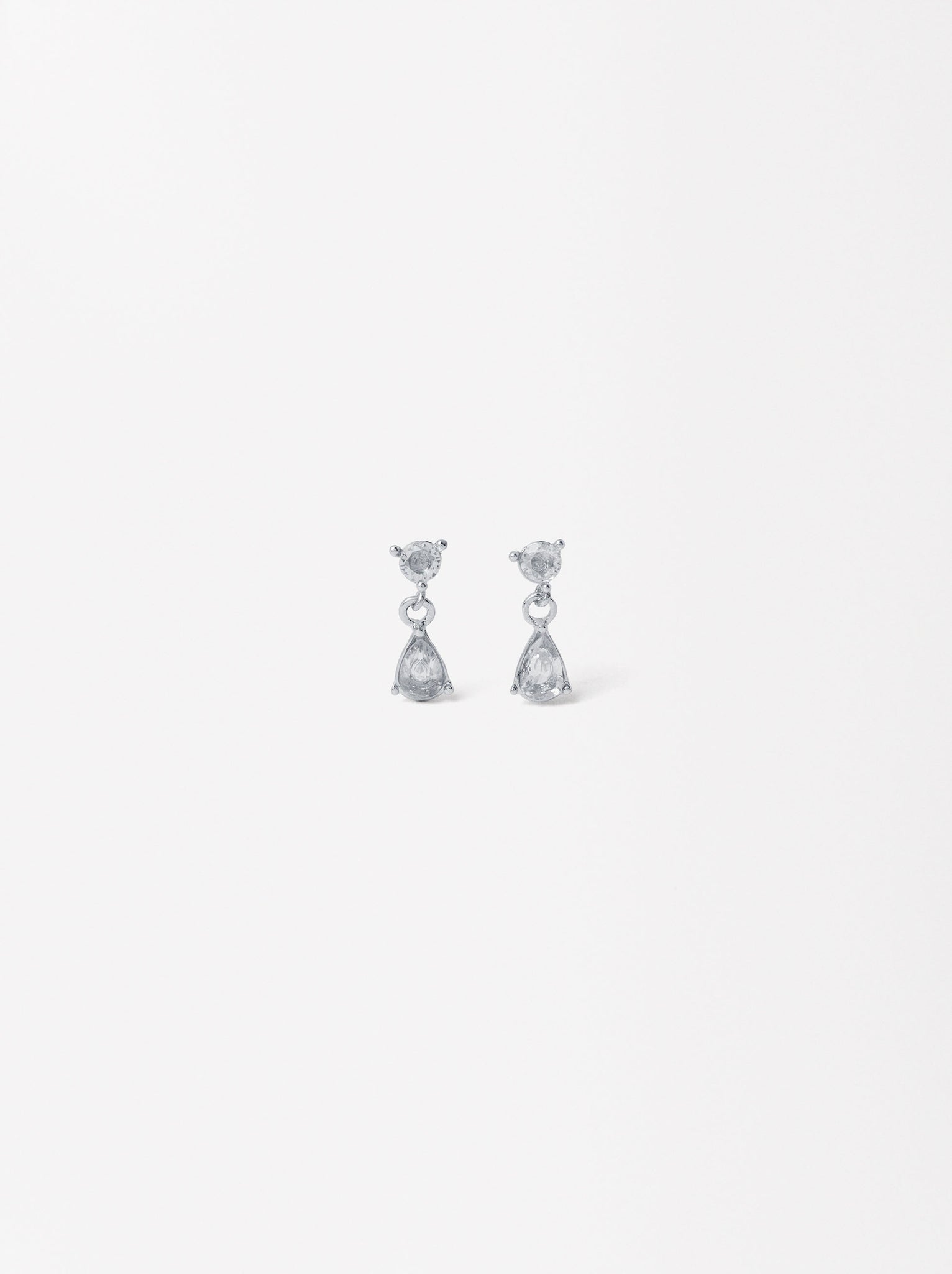 Earrings With Zirconia