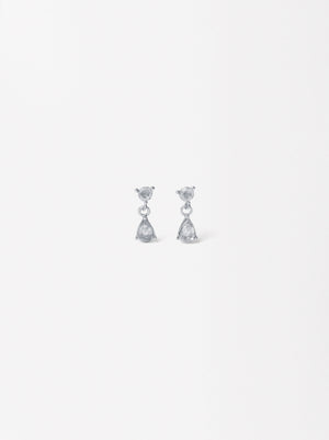 Earrings With Zirconia