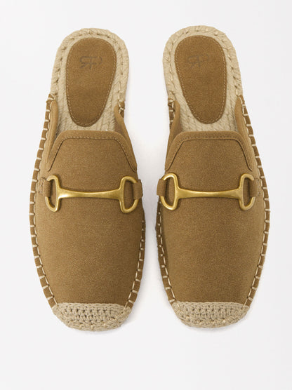 Jute Espadrilles With Buckle