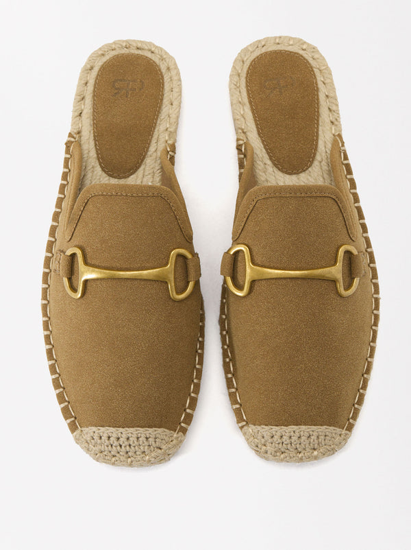 Jute Espadrilles With Buckle