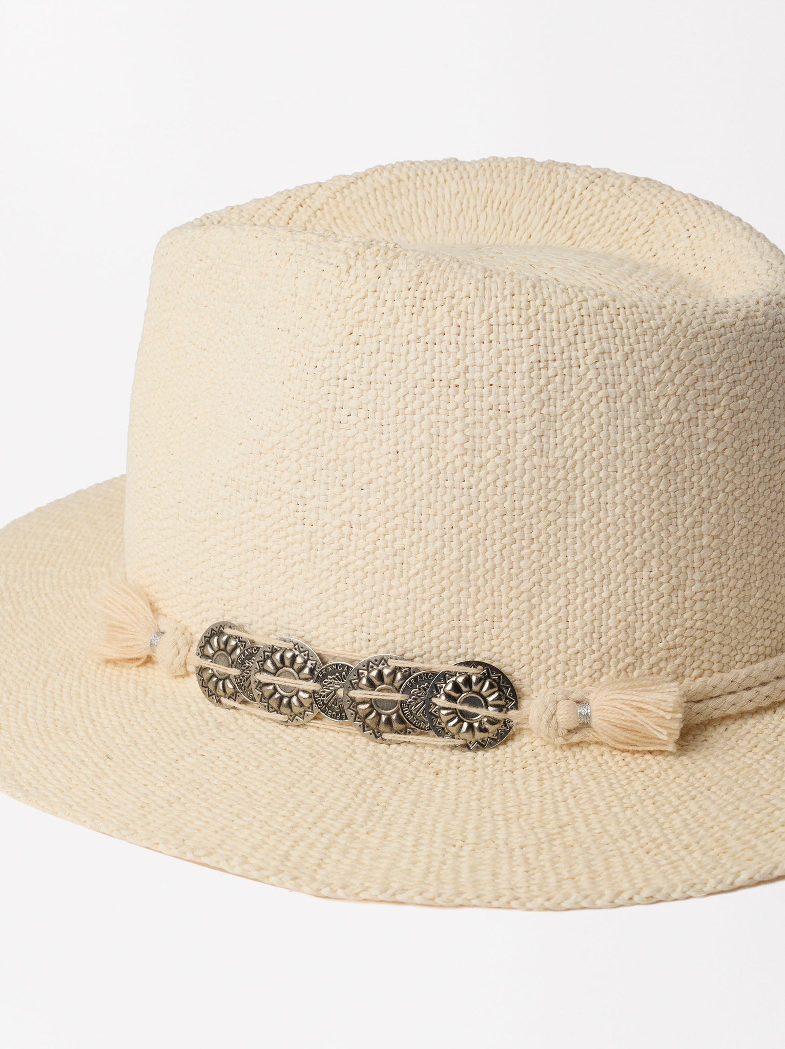 Straw-Effect Hat