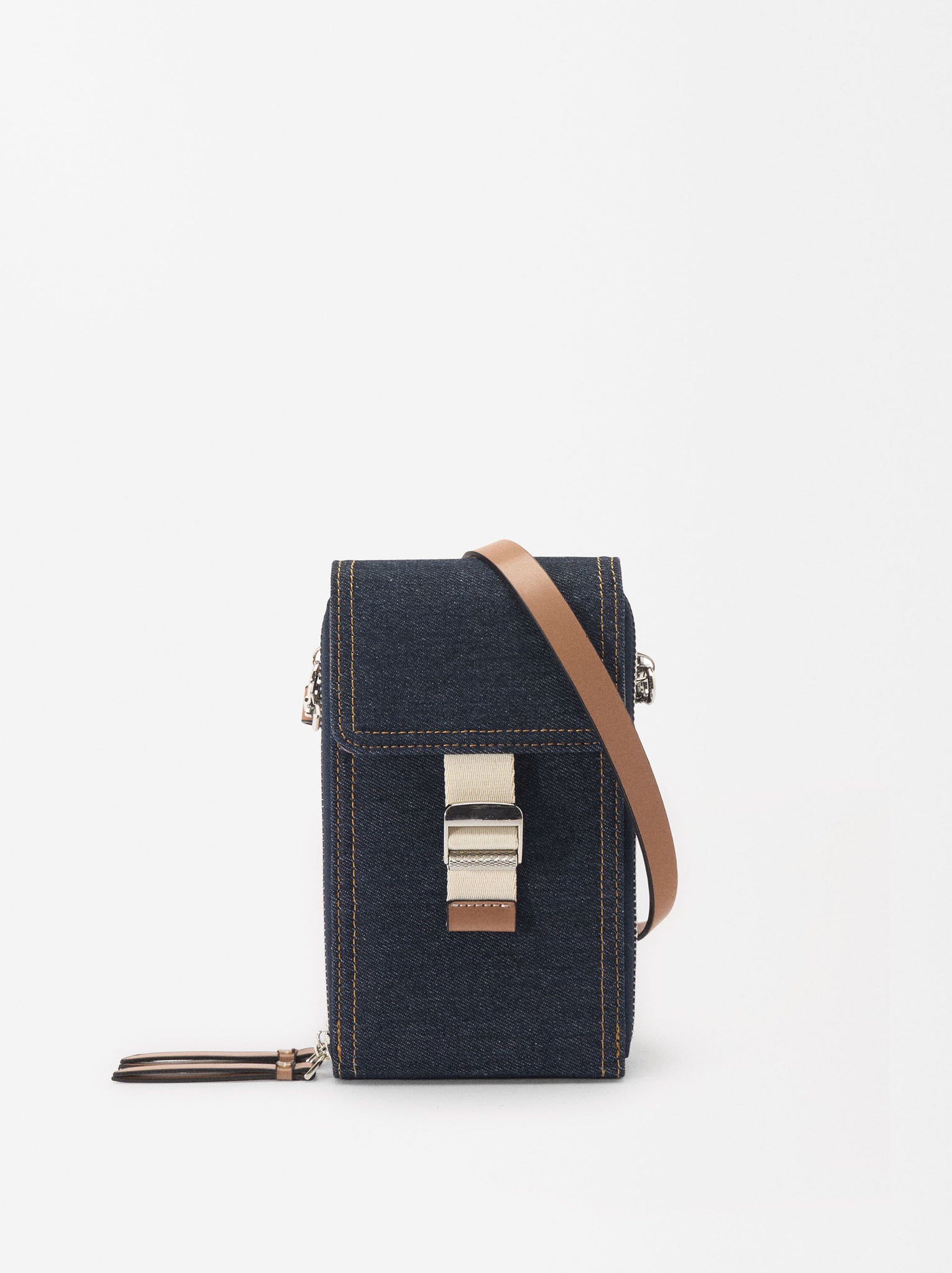 Denim Cell Phone Bag