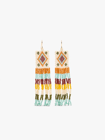 Long Earrings With Beads