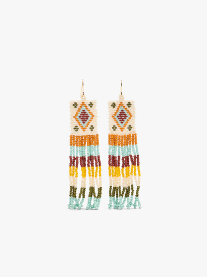 Long Earrings With Beads