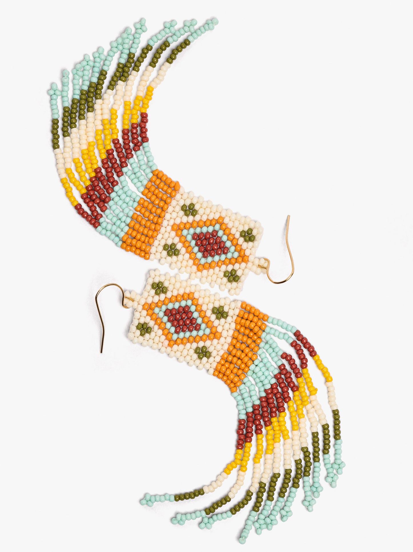 Long Earrings With Beads