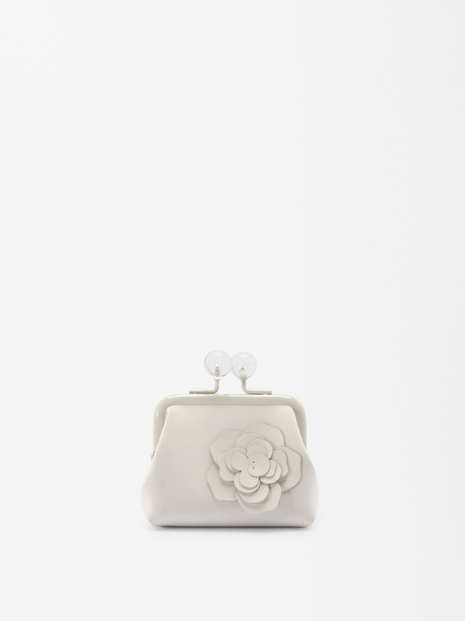 Coin Purse With Flower