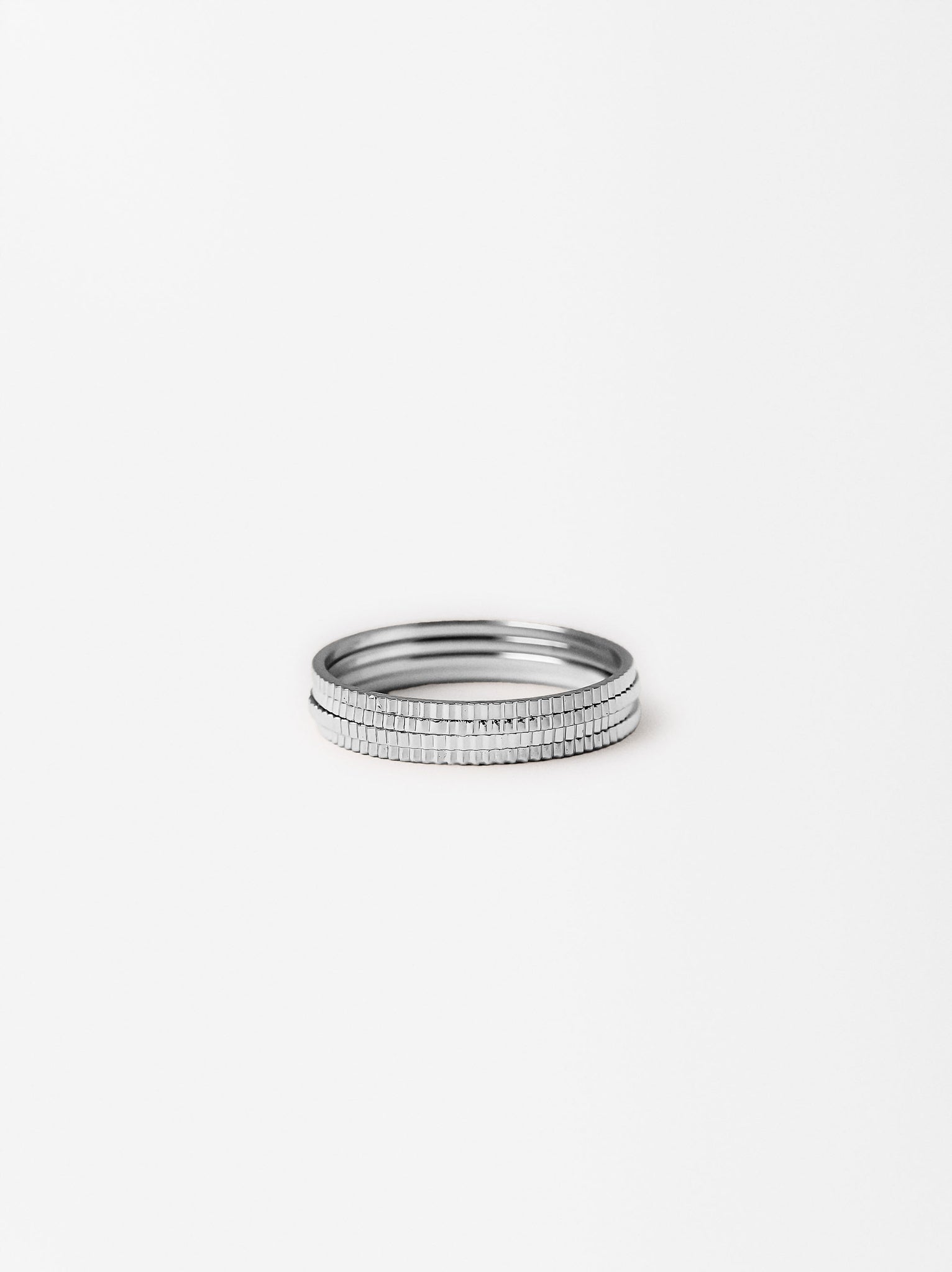 Set Of Silver Rings
