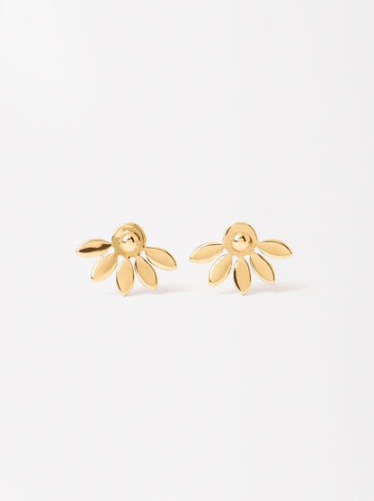 Flower Golden Earrings