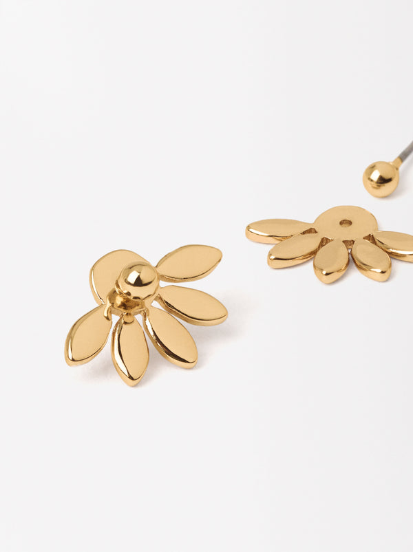 Flower Golden Earrings