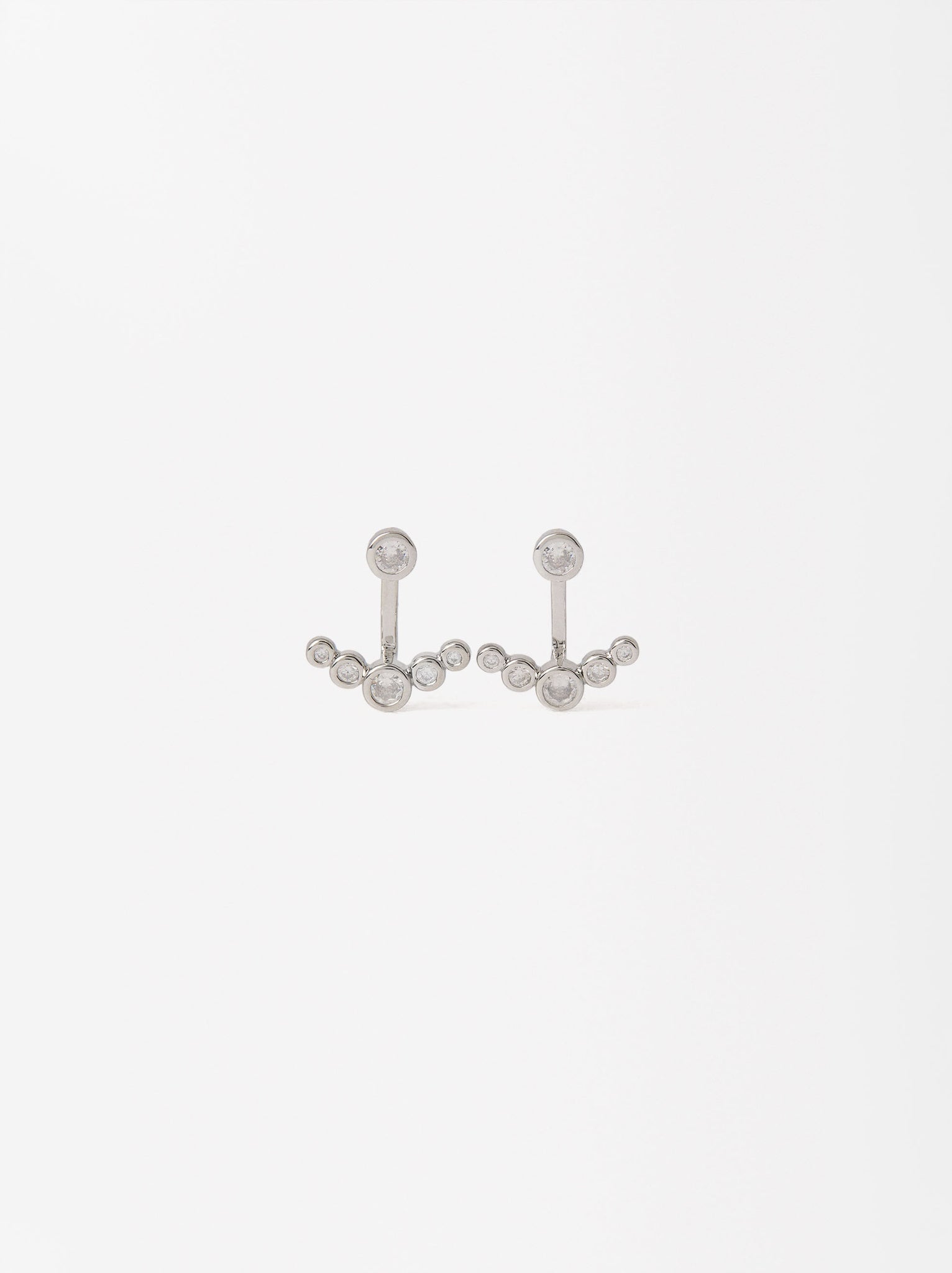 Short Earrings With Zirconias