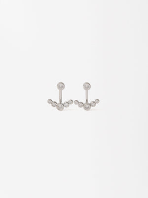 Short Earrings With Zirconias